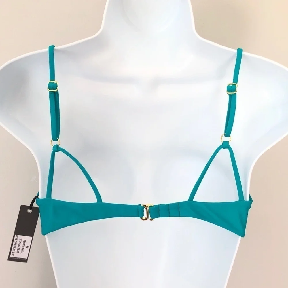 NWT Lovers + Friends Jet Setting swim bikini top size medium Revolve - Picture 5 of 10